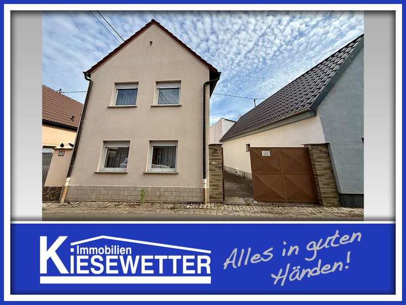 Vielseitiges Wohnhaus in Worms-Weinsheim mit Scheune, Werkstatt und großem Hof